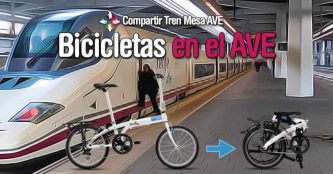 Cómo viajar con bicicleta en tren AVE